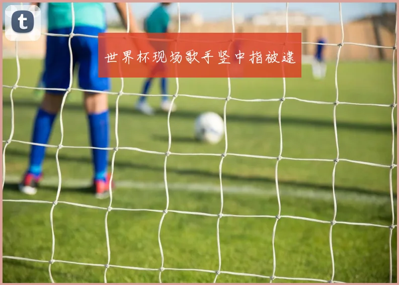 世界杯现场歌手竖中指被逮
